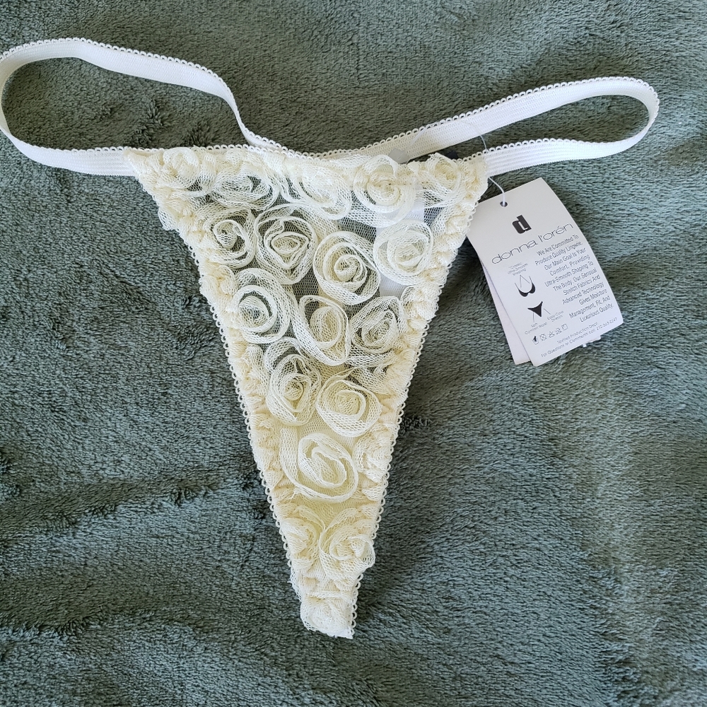 donna l'orén thong banana colored szS